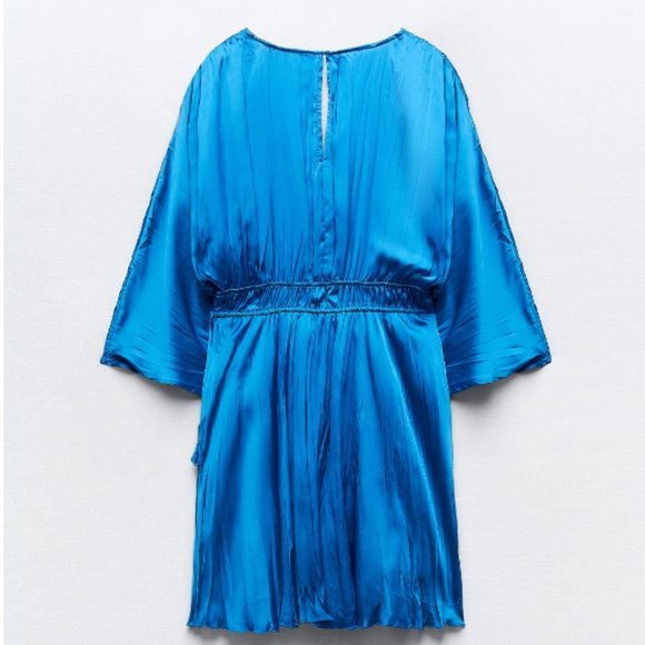 ZARA Satin Effect Short Dress(NWT) - Picture 6 of 11